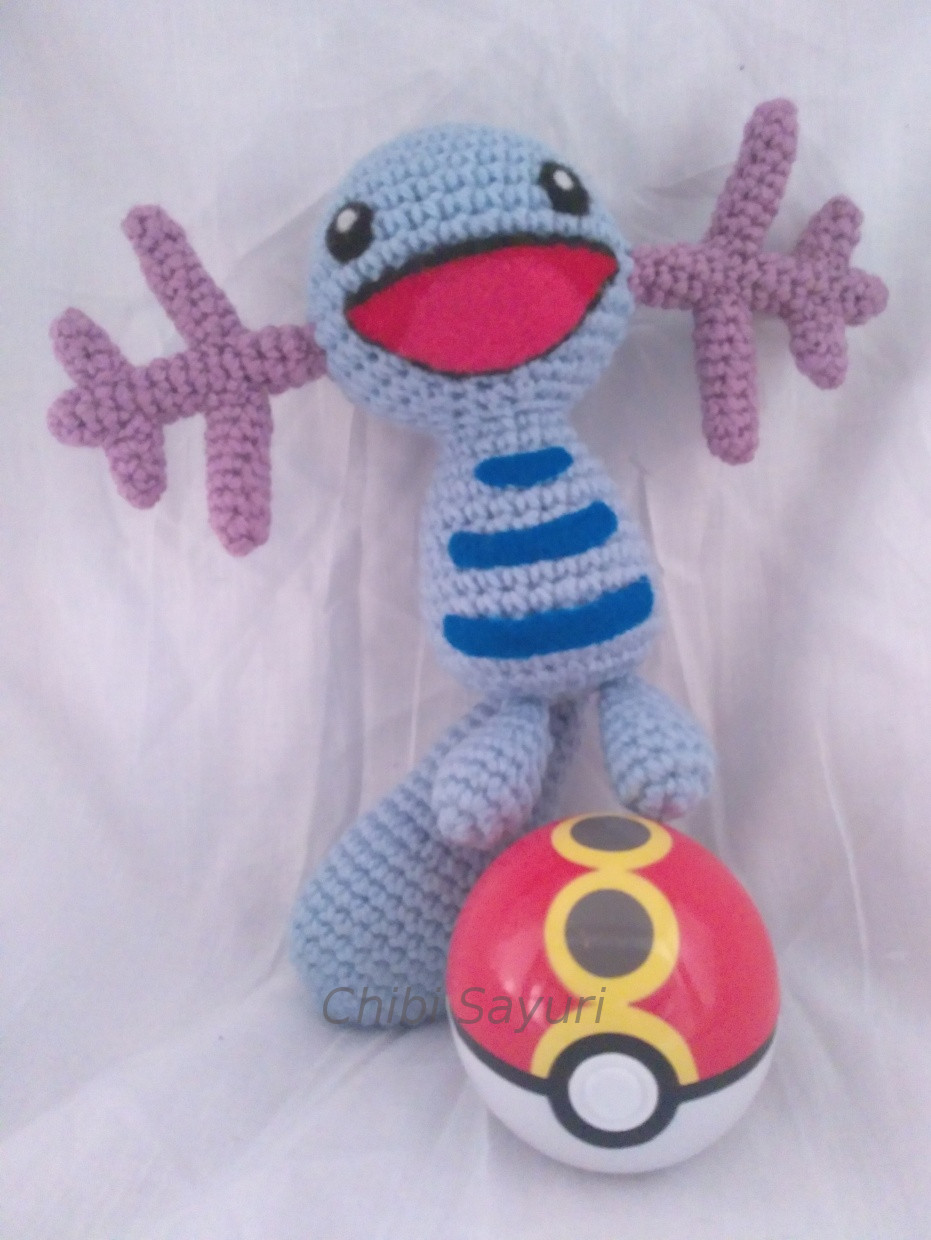 Wooper Pokemon Inspired Amigurumi 3