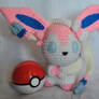 Sylveon Test Ribbons Amigurumi 1