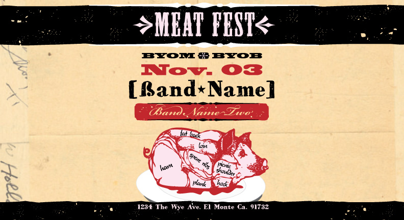 Meat Fest Flyer