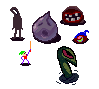 Yume Nikki Sprites .2. by QueenKami