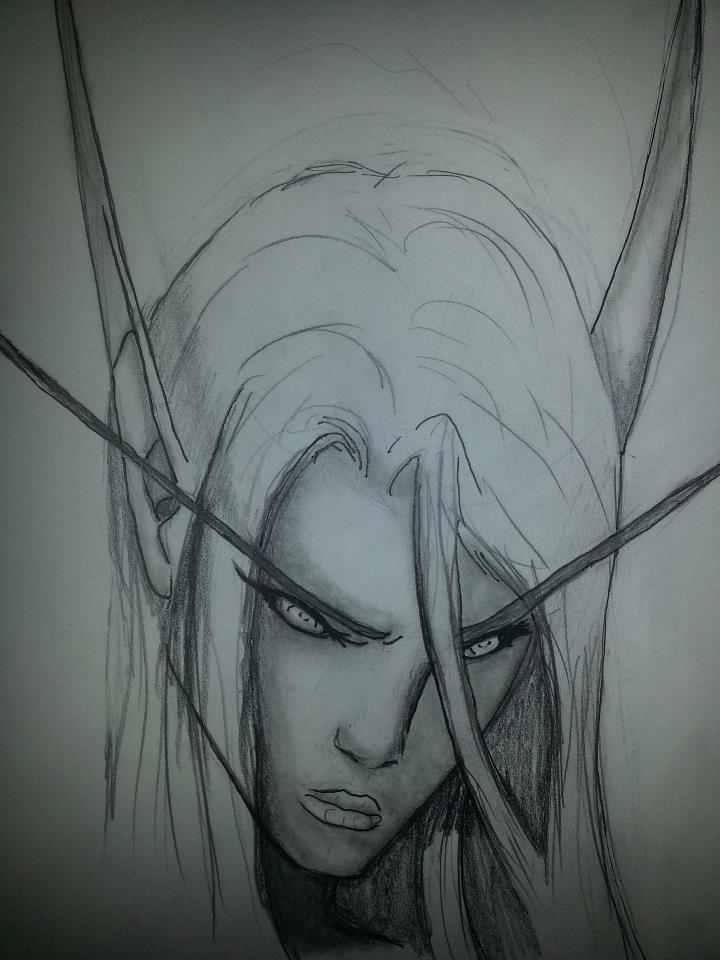 Angry Dormei Angry Sin'dorei by FallingHorseGallery on DeviantArt