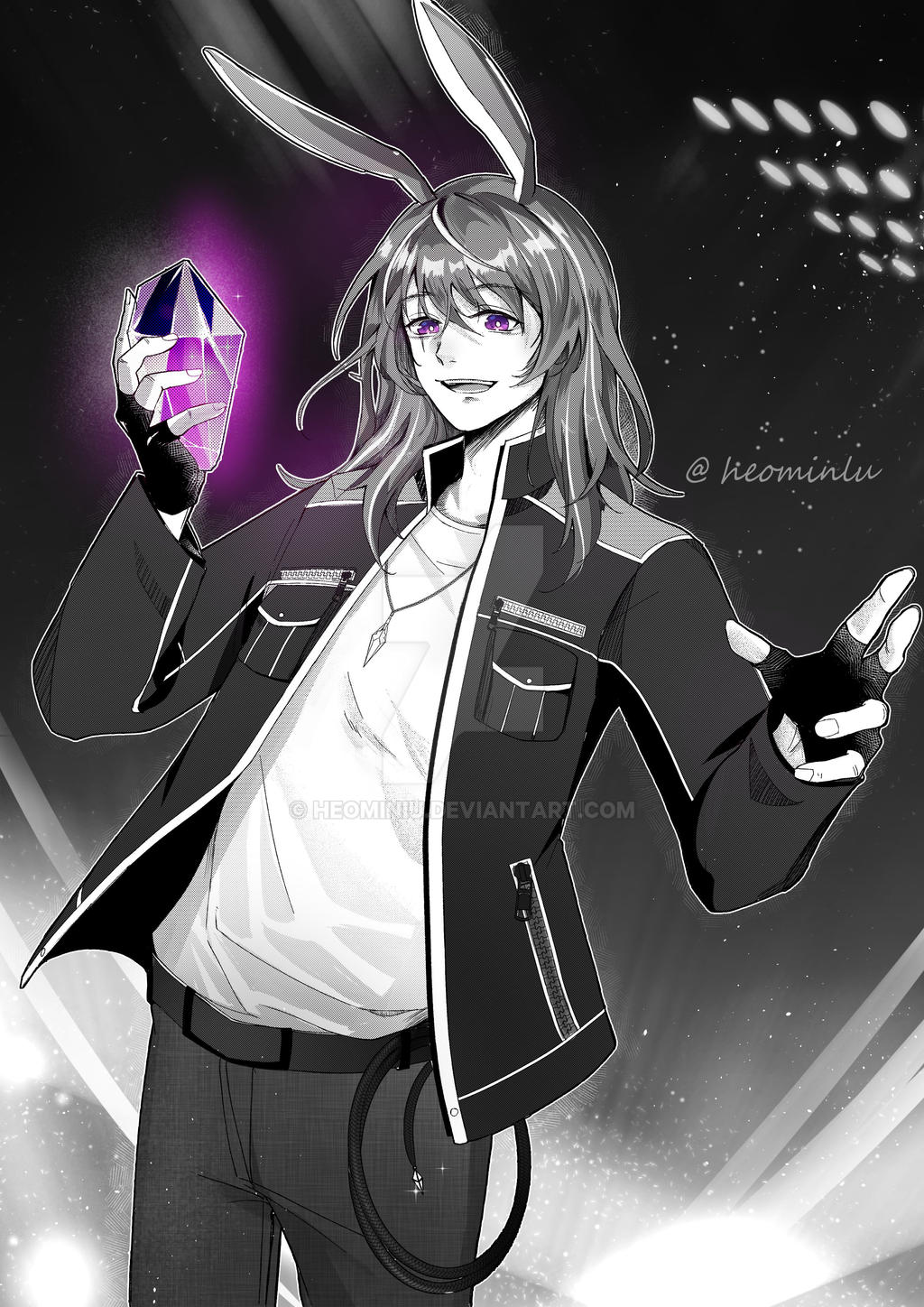 RabbitSenseiVT Commission by HeoMinIu on DeviantArt