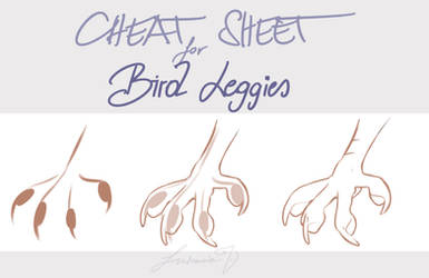 [Tutorial] Cheat Sheet: Bird Leggies