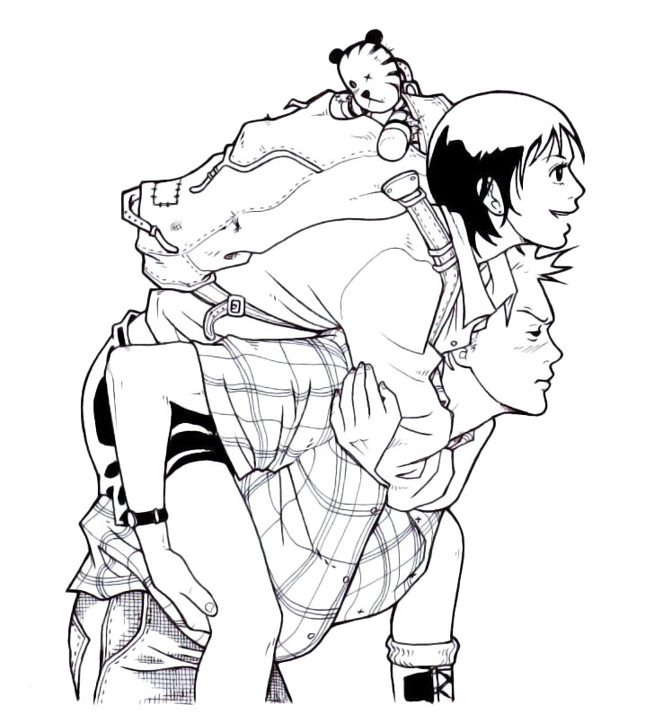 calvin.hobbes.suzy.manga style