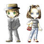 chibi Jackson and Ashley