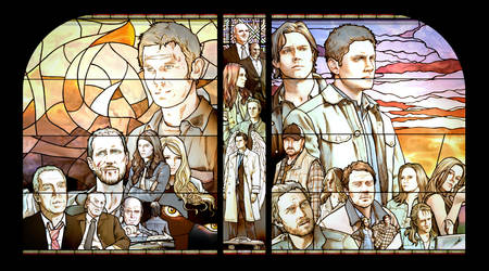 Stained Glass Windows - SPN