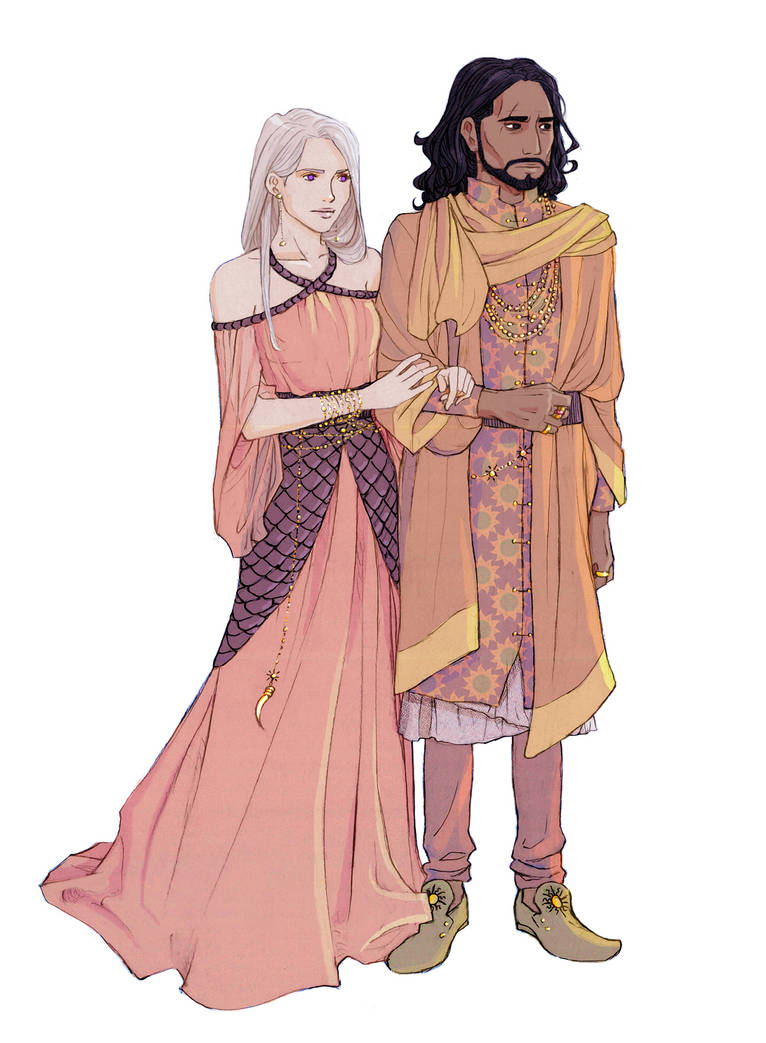 Maron and Daenerys Martell by nami64