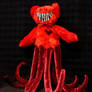 Red Teddy Bear Tentacle Monster