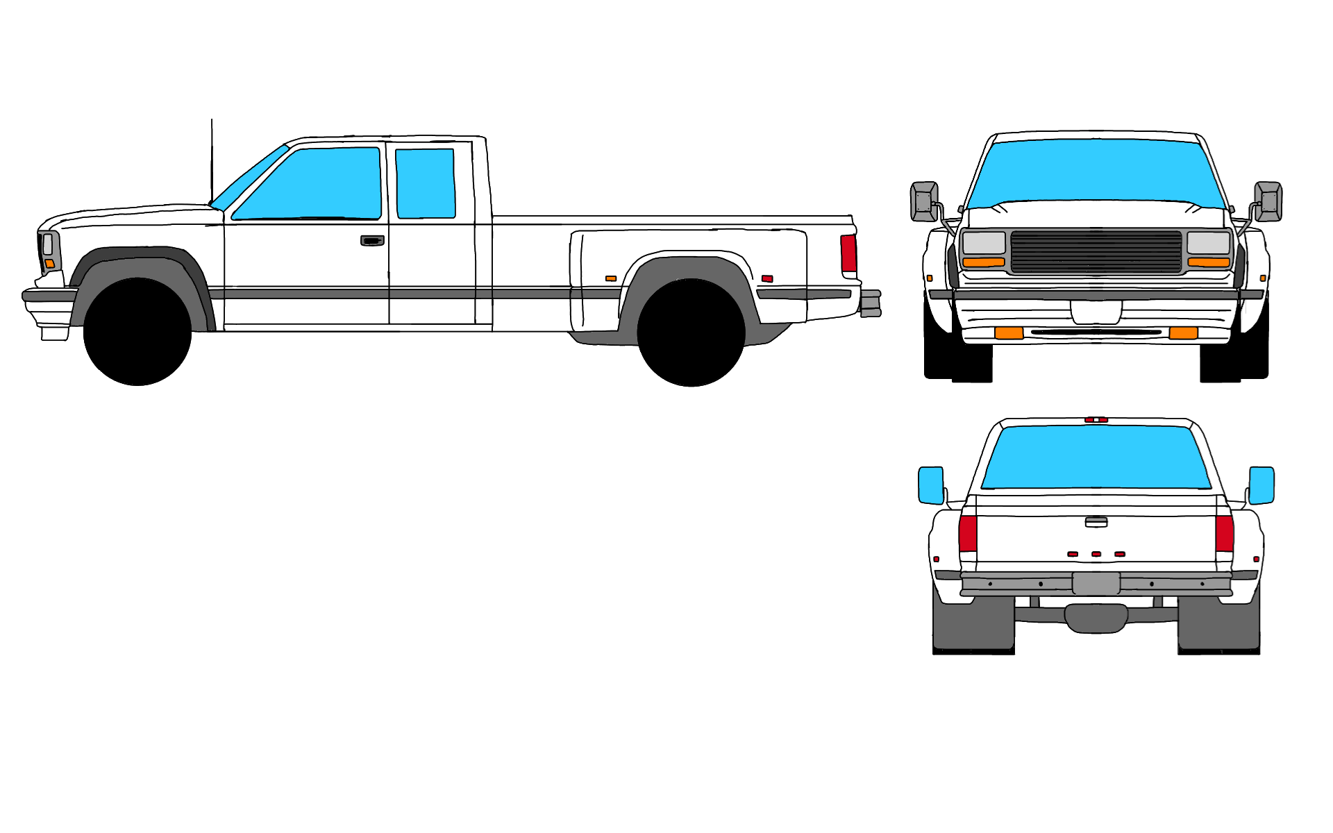 Dually Graphics Dually truck by RESCUE1400 on DeviantArt