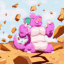 Nidoking used earth Power