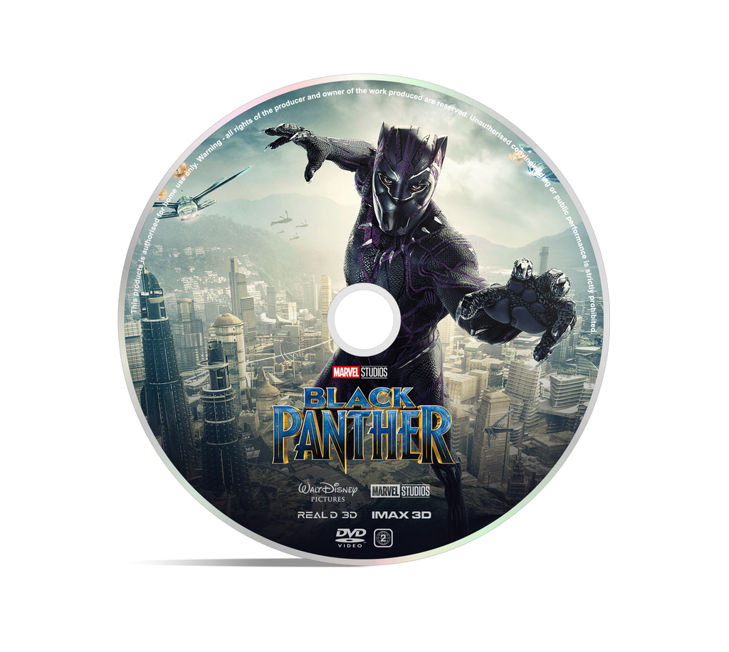Black panther blu ray cover