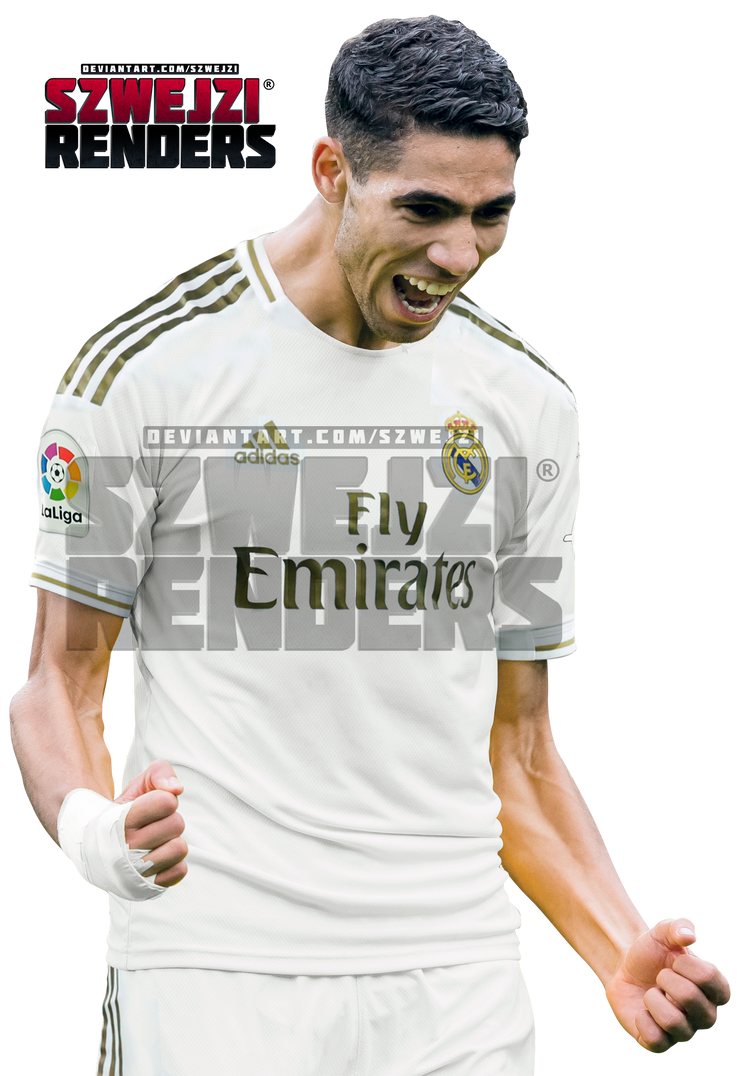 Achraf Hakimi Real Madrid 2019-2020 by szwejzi on DeviantArt