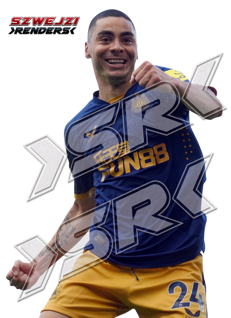 Miguel Almiron (Newcastle United) by szwejzi on DeviantArt