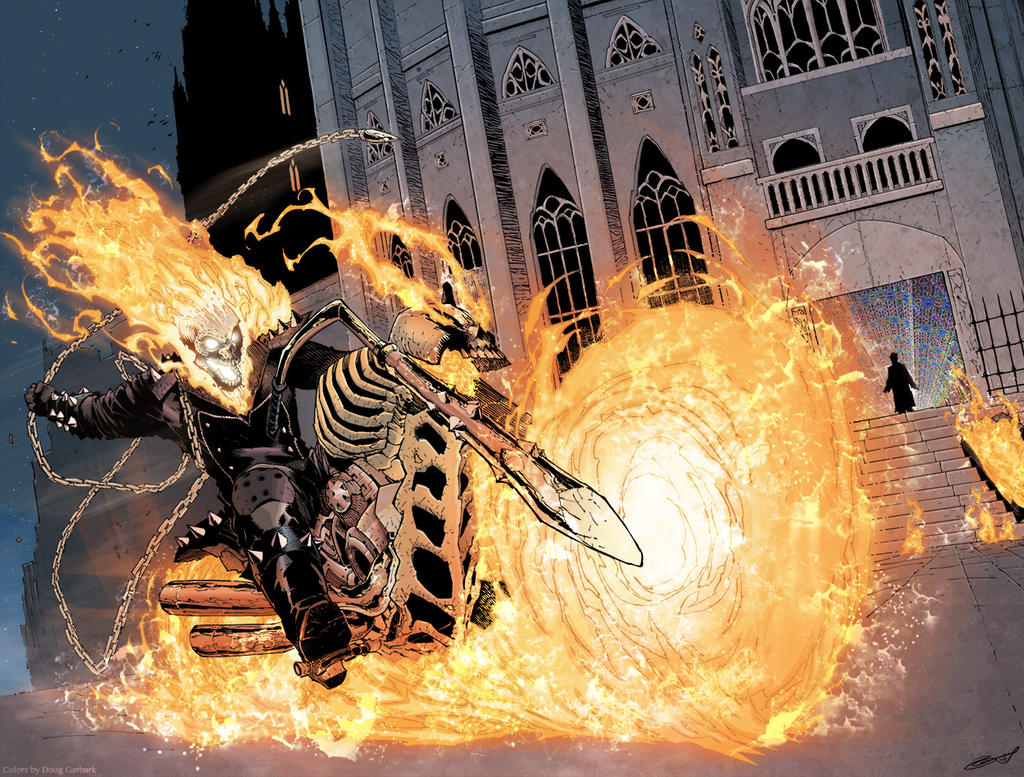 Ghost Rider! Colors-Doug Garbark Lines-Kenneth loh by DougGarbark on ...