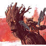 Rocket and Groot color warm up