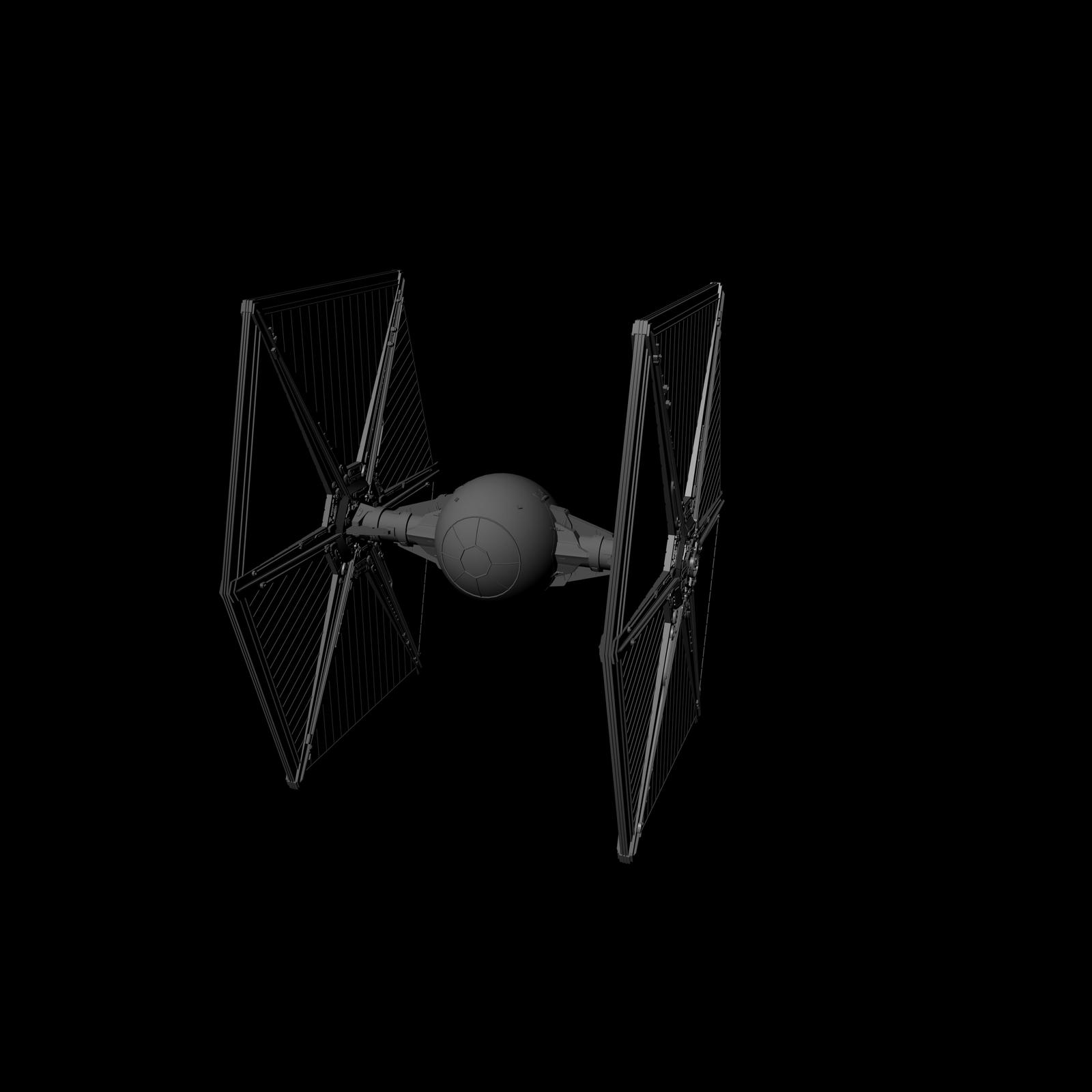 Tie Fighter vue d'ensemble