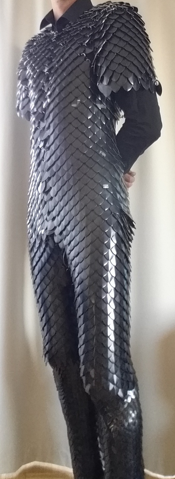 WIP full body metal dragonscale armor