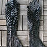 Pair of dragonscale gloves/gauntlets