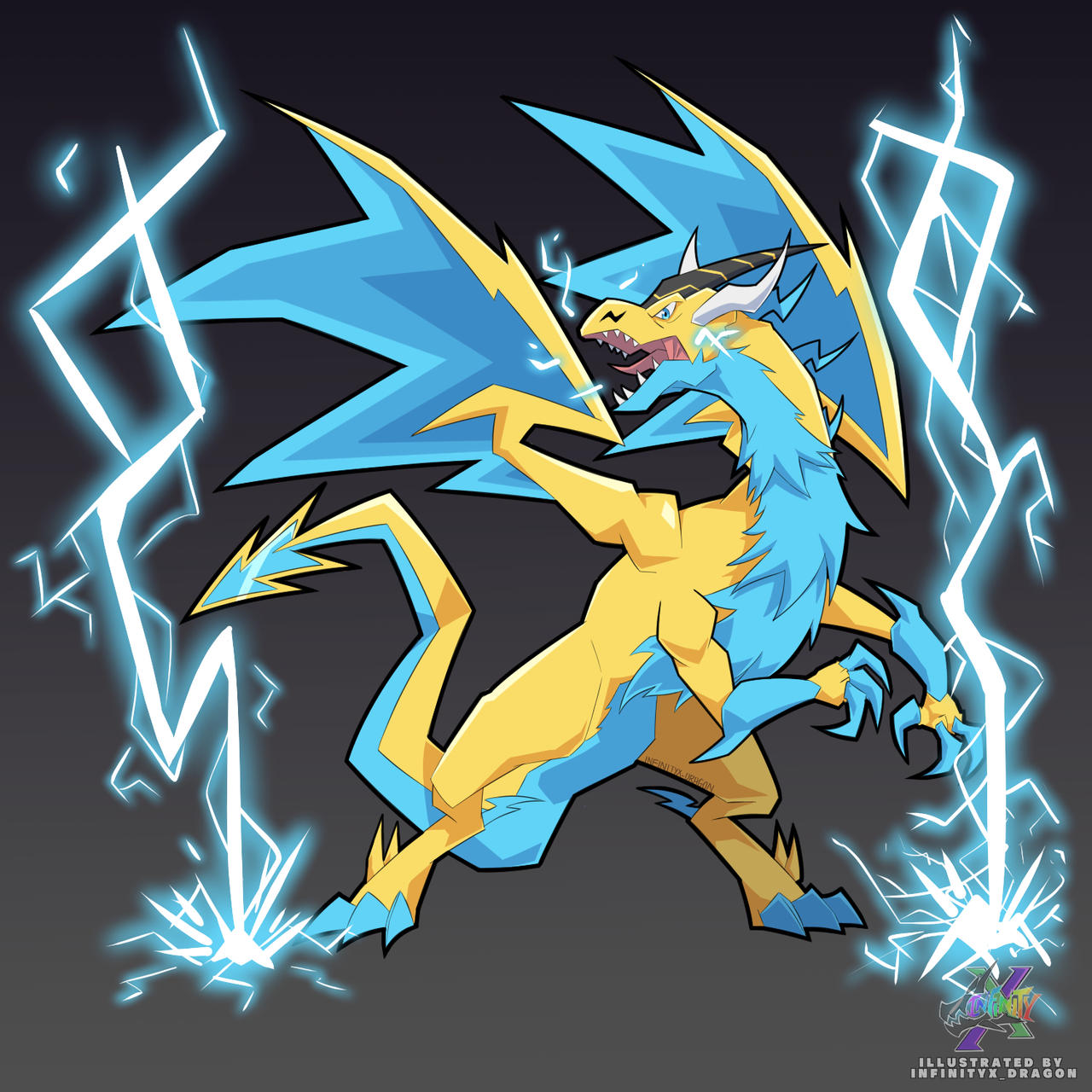 Electric Dragon by InfinityXDragon on DeviantArt