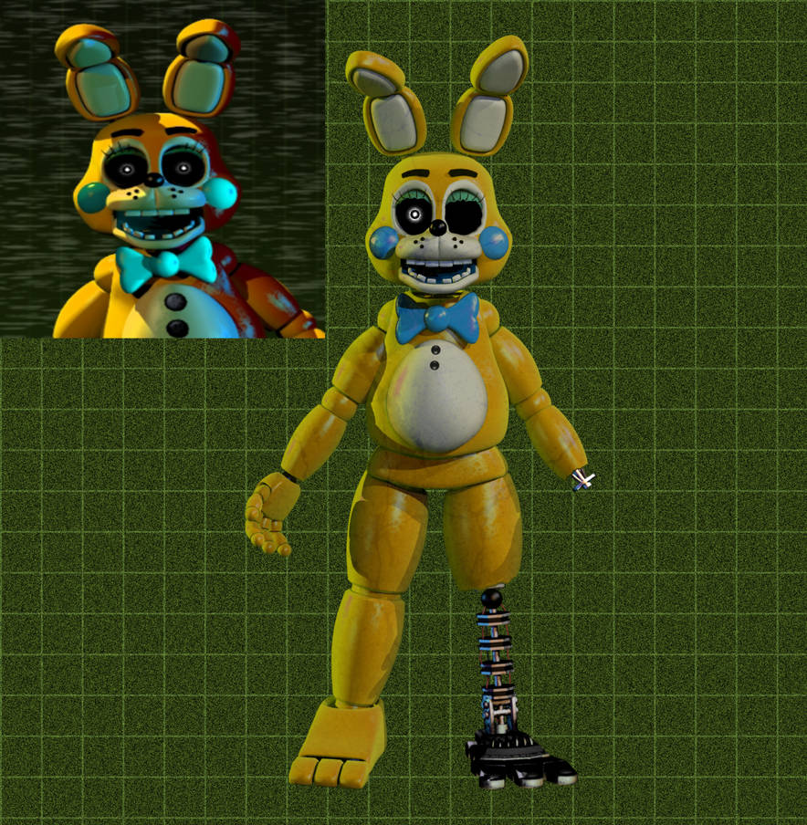 Toy springtrap (one night at springtrap) remake by Silver1rabbit on ...