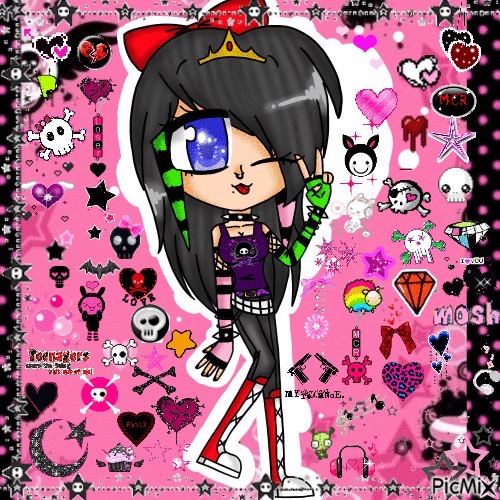 Emo Girl- - by KittyTamonwan on DeviantArt