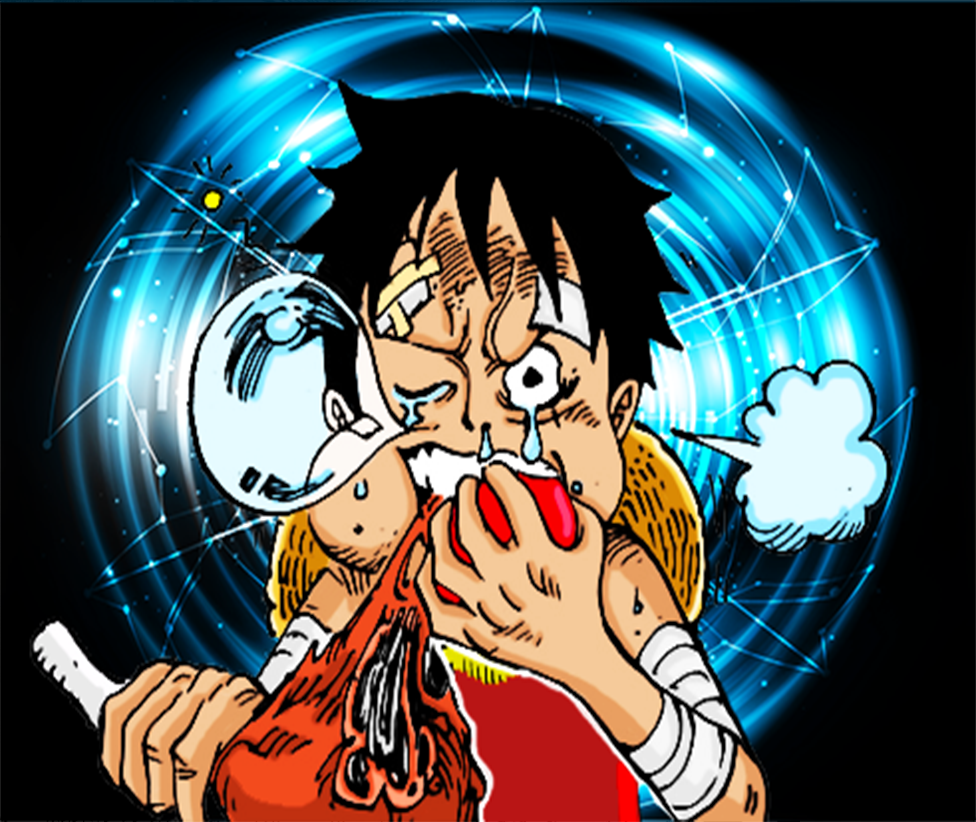 Luffy Durmiendo by Mikepxel on DeviantArt