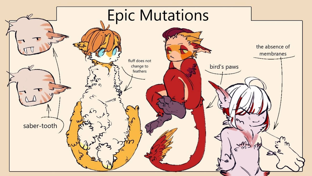 Mutation Deviantart Epic mutations by fogh0rn on DeviantArt