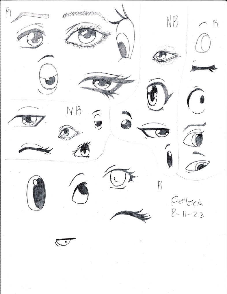 Final Day of Eye Practice by Celecia