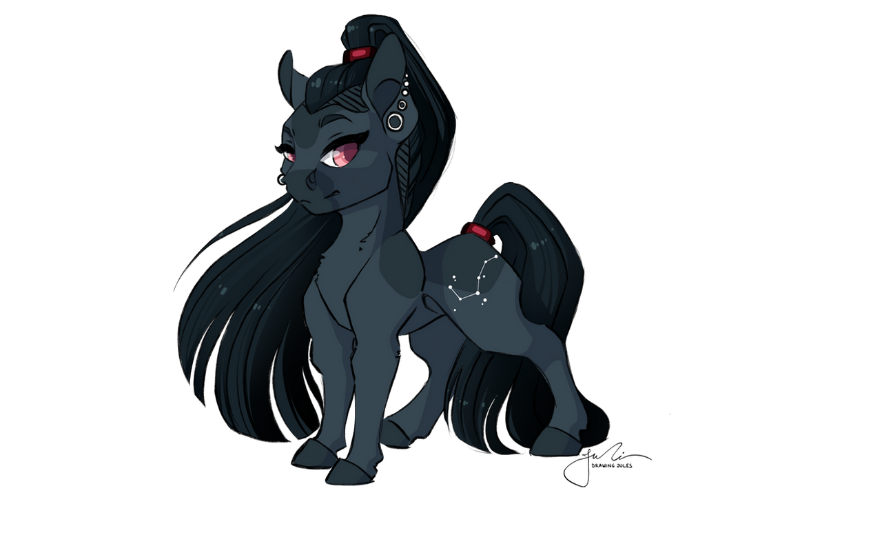 Updated MLP OC design by DrawingJules on DeviantArt