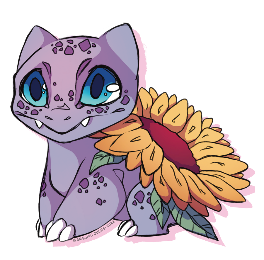 Sunflower Bulbasaur ~ FREE phone wallpaper in desc