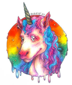 Melting unicorn