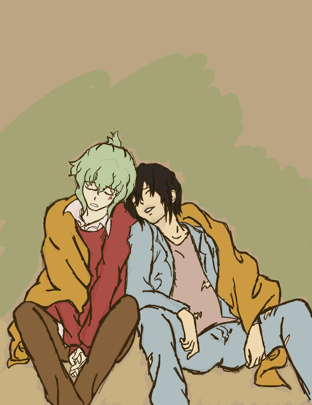 Cuddling by ChangelingStudios on DeviantArt