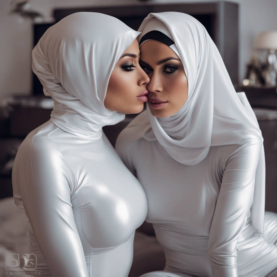 Woman Lesbain Kiss Deep Kissing Woman Boobs Catsui