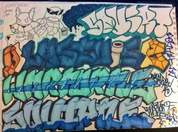 Graff Rgp 008 #Graffpokedex entry 007-008-009 by GammaCorps on DeviantArt