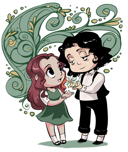 Fanart - Snape and Lily