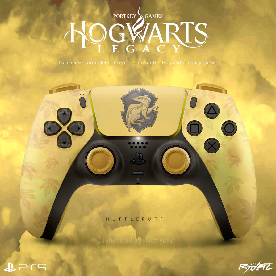 PS5 DualSense | Hogwarts Legacy Hufflepuff Edition by itxRydaz on ...
