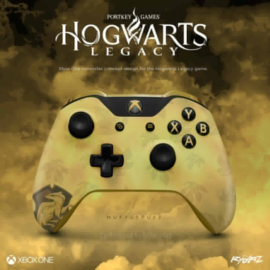 XBOX ONE controller Hogwarts Legacy Hufflepuff by itxRydaz on DeviantArt