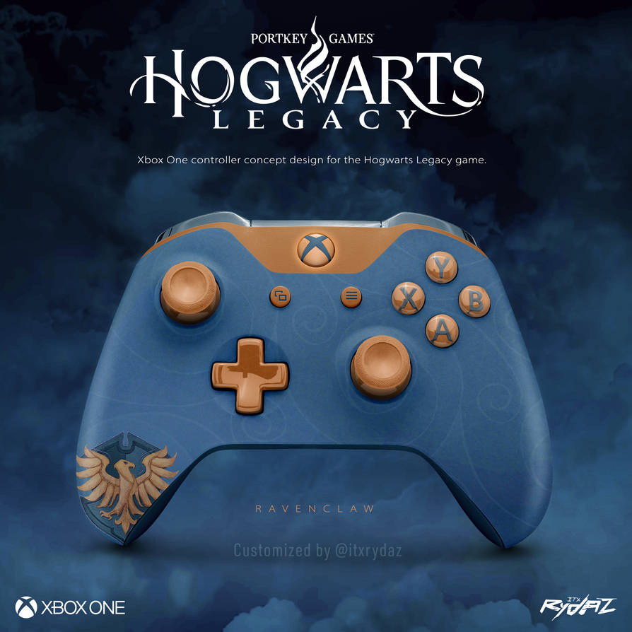 XBOX ONE controller| Hogwarts Legacy Ravenclaw by itxRydaz on DeviantArt