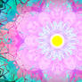 Radiant Sakura Core | Hypnotic Kaleidoscope Mandal