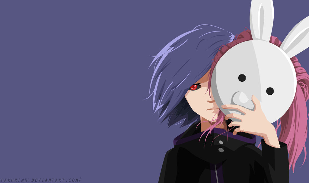 Kirishima Touka (Rabbit) - Vector Fanart by FakhriNH on DeviantArt