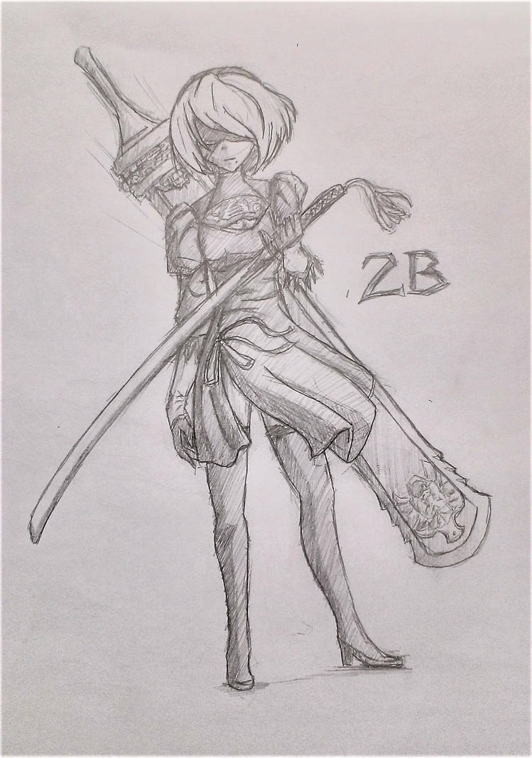 2B Nier Automata Traditional Fanart By FakhriNH On DeviantArt 2b-nier-automata-traditional-fanart-by-fakhrinh-on-deviantart