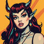 Succubus Pop Art