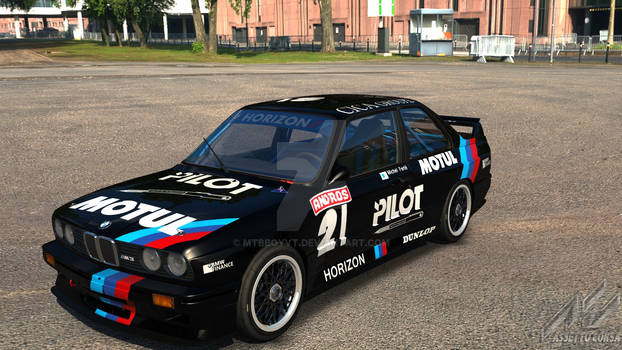 bmw m3 e30 DTM,GrA pilot nr21 dunlop black