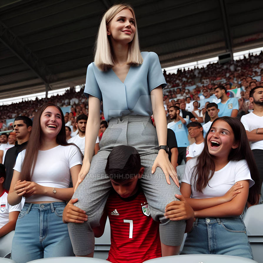 Girl Sitting On Boy Shoulder In Stadium Stands By Mhffgghh On DeviantArt girl-sitting-on-boy-shoulder-in-stadium-stands-by-mhffgghh-on-deviantart