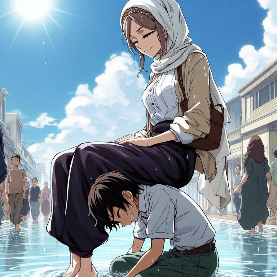 Riding shoulders anime 458 by mhffgghh on DeviantArt