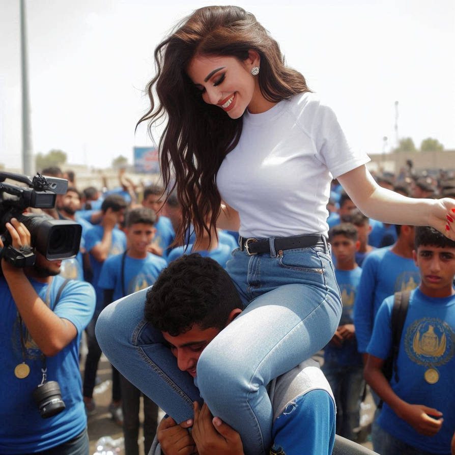 woman riding shoulders 687 by mhffgghh on DeviantArt