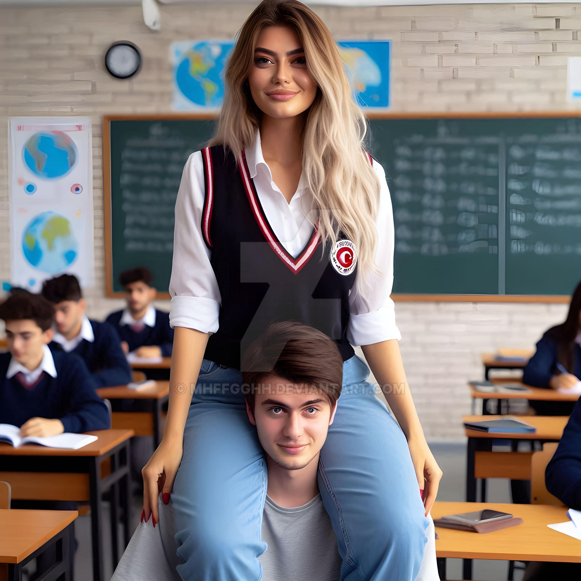 shoulder riding 881 by mhffgghh on DeviantArt