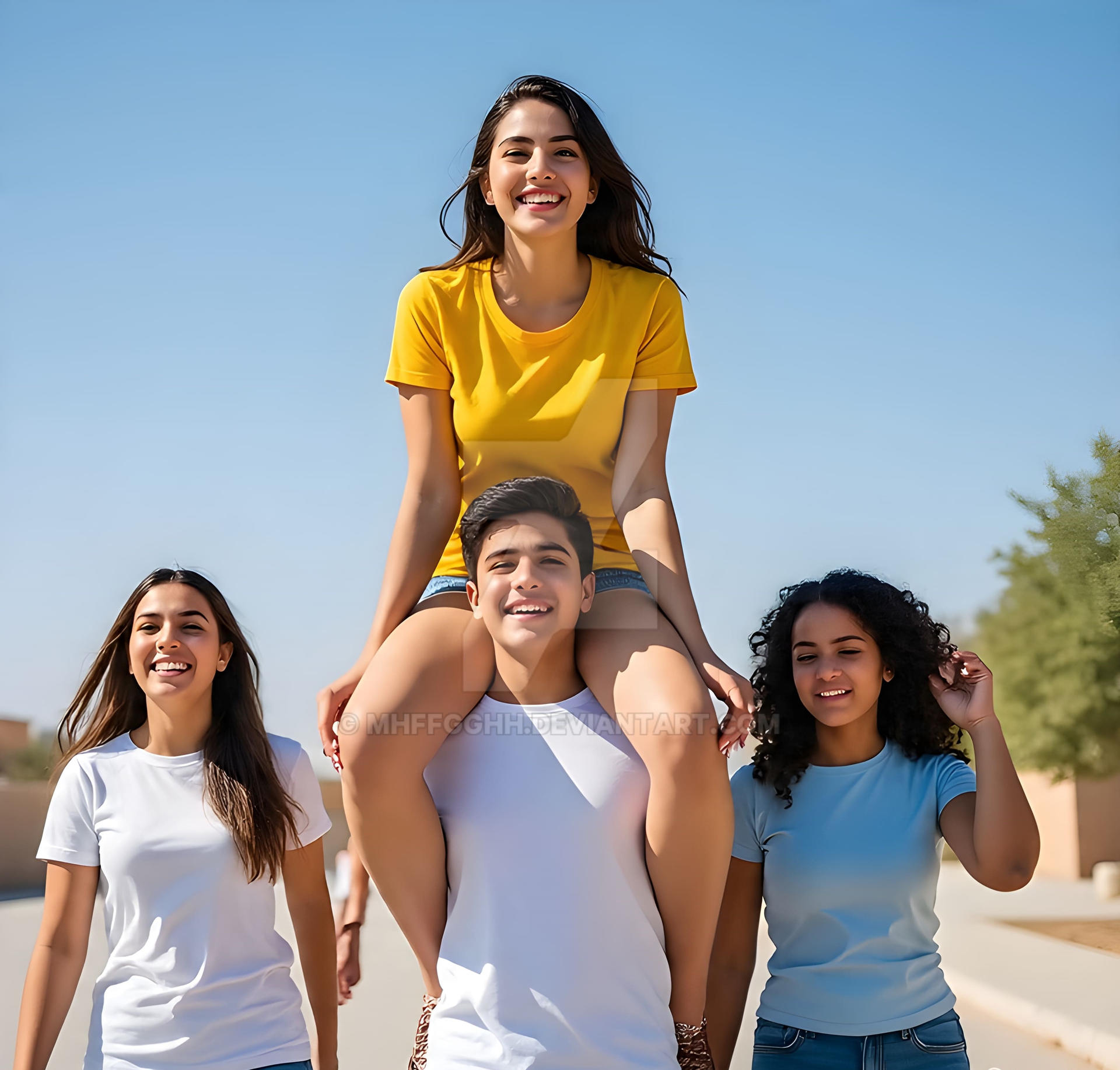 shoulder riding 982 by mhffgghh on DeviantArt