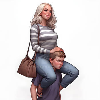 shoulder riding 1220 by mhffgghh on DeviantArt