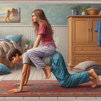 shoulder riding 1413 by mhffgghh on DeviantArt